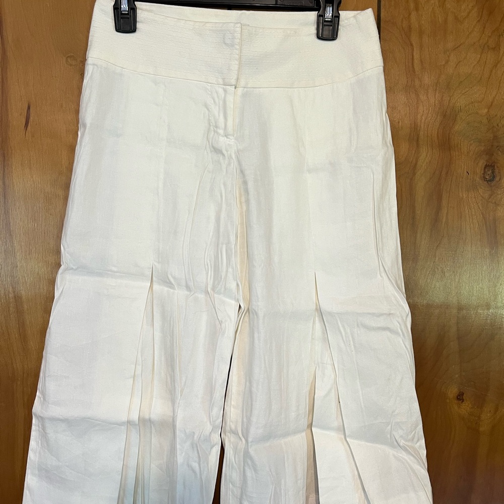 Bebe Cream Button-Down Blouse